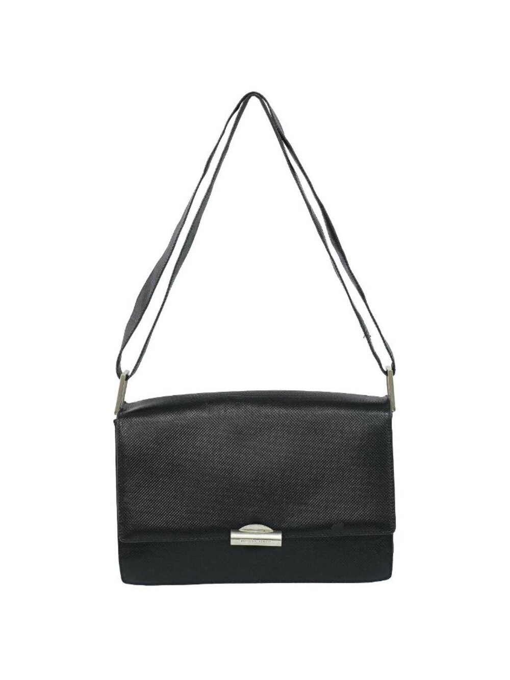 Bottega Veneta Leather Shoulder Bag Black